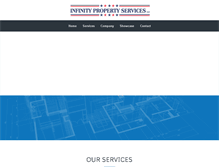 Tablet Screenshot of infinitybuildsaz.com